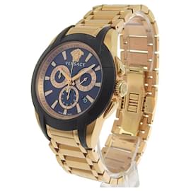 Versace-Versace Men's Quartz Watch Black Dial Chronograph-Black