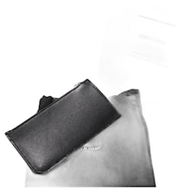 Yves Saint Laurent Saint Laurent Paris Calf Fragment Card Case Coin Case 609362 Black