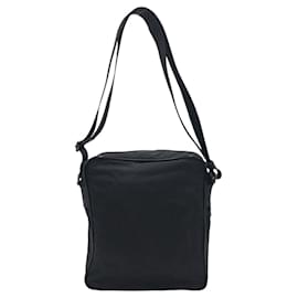 Prada-Prada Nylon Tessuto Triangle Logo Messenger Bag-Black