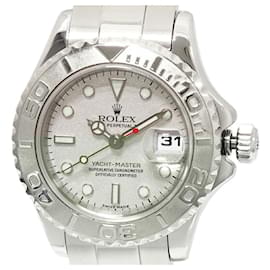 Rolex-Rolex Yacht-Master 169622 Platinum Stainless Steel Watch-Silvery