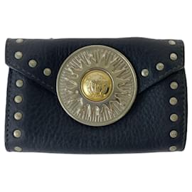 Versace-Versace Vintage Medusa Leather Waist Bag-Black