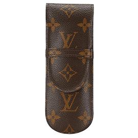 Louis Vuitton Monogram Stiftetui Braun