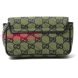 Gucci-Gucci GG Marmont Canvas Shoulder Bag-Red