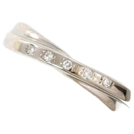Autre Marque-K14 White Gold Diamond Ring 16-Other