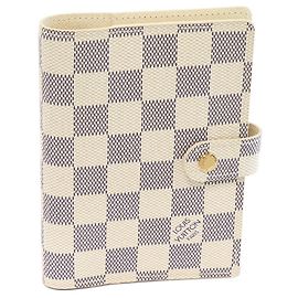 Cubierta de agenda PM Damier Azur de Louis Vuitton Otro