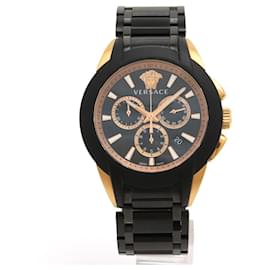 Versace-Versace Medusa Chronograph Quartz Watch VEM8-Black