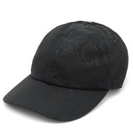 Berluti Nylon Leather Cap Black Black
