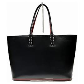 Autre Marque-Christian Louboutin Leather Spike Studs Cabata Tote Bag A3008988-Other
