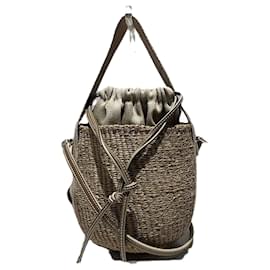 Autre Marque-Chloe Woody Small Basket Shoulder Bag CHC22SS381G55-Other