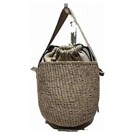 Autre Marque-Chloe Woody Small Basket Shoulder Bag CHC22SS381G55-Other