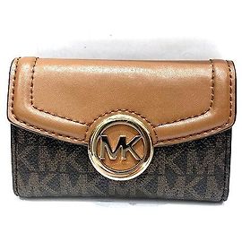Michael Kors Leather Key Case 35S0GFTP5B Brown