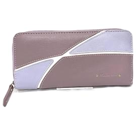 Autre Marque-Christian Orani Round Zipper Long Wallet Synthetic Leather-Other