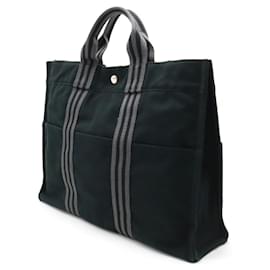 Autre Marque-Hermes Canvas Fourre-Tout MM Tote Bag-Other