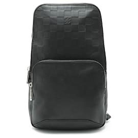 Autre Marque-Louis Vuitton Damier Infini Avenue Sling Bag Black-Other
