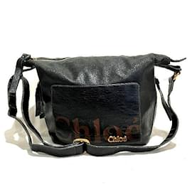 Chloé Chloe Eclipse Leather Shoulder Bag Black