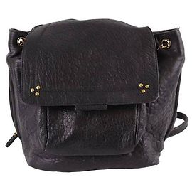 Jerome Dreyfuss Leder-Rucksack Schwarz