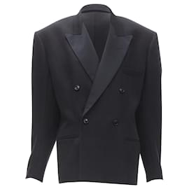 Balenciaga-new BALENCIAGA DEMNA 2021 Eveningwear Special Item oversized tux blazer  -Black