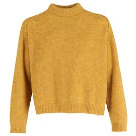 Apc A.P.C. Turtleneck Sweater in Yellow Wool Yellow
