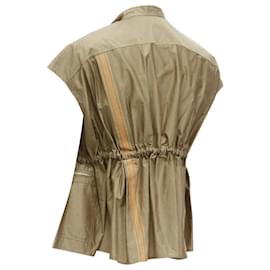 Hermès-HERMES Jean Paul Gaultier vest jacket -Green,Khaki
