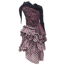 Comme Des Garcons Blazer falda de cuadros punk deconstruido vintage Comme Des Garçons 2005 S Otro