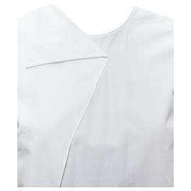 Hermès-HERMES white sleeveless shirt -White