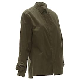 Balenciaga-camisa verde exército BALENCIAGA-Marrom