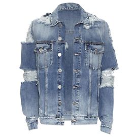 BALMAIN blue denim jacket Blue