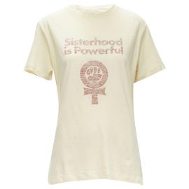 Camiseta Sisterhood CHRISTIAN DIOR Blanco Crudo