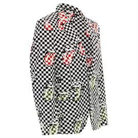 Comme Des Garcons-Runway Comme Des Garcons Homme Plus Ss2006 Rolling Stones Lips Blazer Jacket S-Black