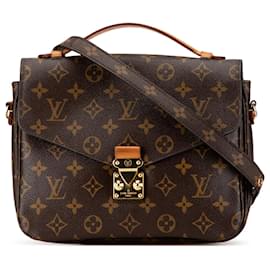 Louis Vuitton-Louis Vuitton Brown Monogram Pochette Metis-Brown