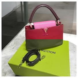 Louis Vuitton-2017’ Louis Vuitton Capucines MM-Pink,Red,Purple