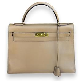 Hermès-Sac Birkin Hermes Kelly 32 Epsom Sellier Vintage 1988-Autre