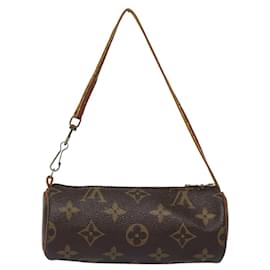 Louis Vuitton-LOUIS VUITTON Monogram Papillon Pouch LV Auth 90359-Monogram