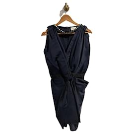 Lanvin-LANVIN Dresses T.IT 40 Cotton-Blue