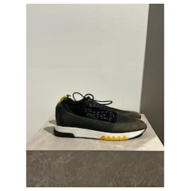 Hermès-HERMES Trainers T.EU 43 Cloth-Khaki