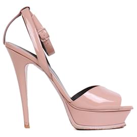 Saint Laurent-SAINT LAURENT  Sandals T.EU 39 Leather-Pink