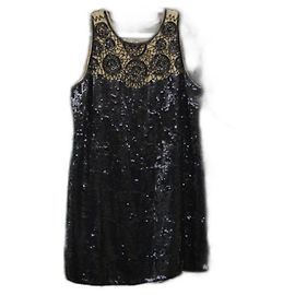 Robe à sequins noire Liu.Jo Noir