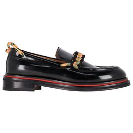 Mocassini Alpillo Christian Louboutin in pelle nera Nero