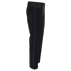 Alexander Mcqueen 2016 Black Wool Blue Trim Yellow Trousers Pants It48 M Black