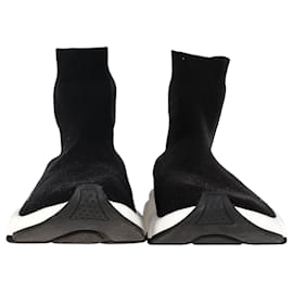 Balenciaga-Balenciaga Speed Sneakers in Black Polyester-Black