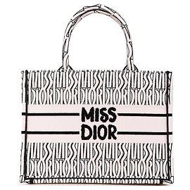 Dior Weiß Mittel Miss Dior Allover Bestickte Tasche Weiß