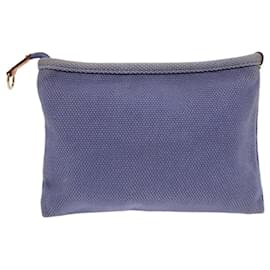 Louis Vuitton-LOUIS VUITTON Antigua Pochette Platt PM Pouch Blue M40070 LV Auth th5273-Blue