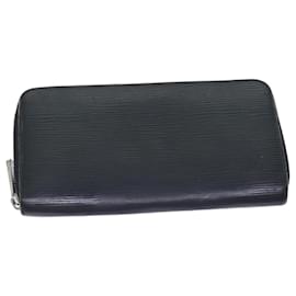 Louis Vuitton-LOUIS VUITTON Epi Zippy Wallet Long Wallet Black M64838 LV Auth bs17961-Black