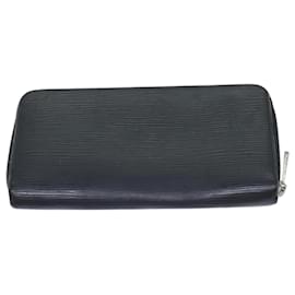 Louis Vuitton-LOUIS VUITTON Epi Zippy Wallet Long Wallet Black M64838 LV Auth bs17961-Black