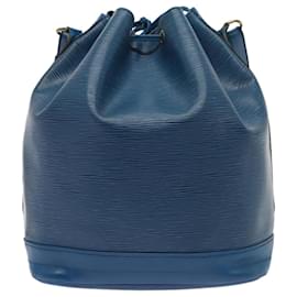 Louis Vuitton-LOUIS VUITTON Epi Noe Shoulder Bag Toledo Blue M44005 LV Auth 89501-Blue