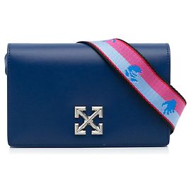 Bolsa transversal Jitney 0.5 Off White azul Azul