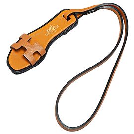 Brown Hermès Oran Nano Bag Charm Key Chain Brown