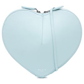 Bolsa transversal Le Coeur em couro de bezerro ALAÏA azul Azul