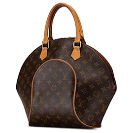 Louis Vuitton-Brown Louis Vuitton Monogram Ellipse MM Handbag-Brown