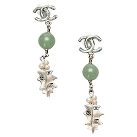 Pendientes CHANEL T. Plata Plata